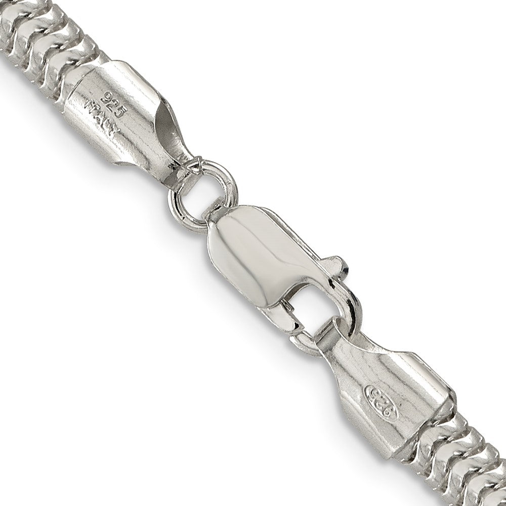 24 Inch Sterling Silver 5mm Round Snake Chain Necklace