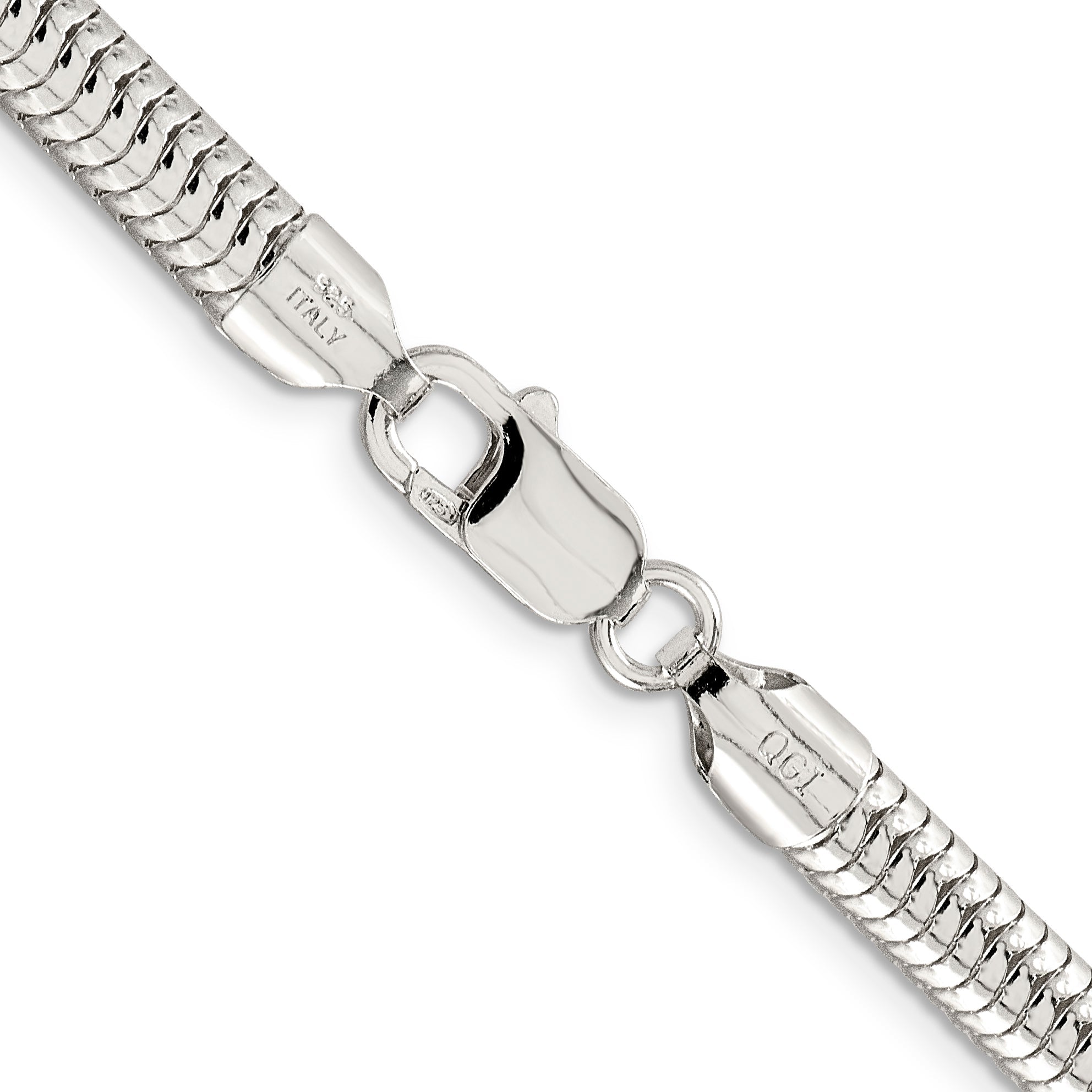20 Inch Sterling Silver 6mm Round Snake Chain Necklace