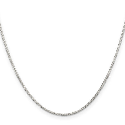 26 Inch Sterling Silver 1.25mm Round Spiga Chain Necklace