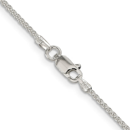 26 Inch Sterling Silver 1.5mm Round Spiga Chain Necklace