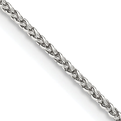 22 Inch Sterling Silver 1.5mm Round Spiga Chain W/4In Ext.