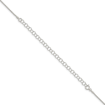 22 Inch Sterling Silver 1.25mm Diamond-Cut Round Spiga Chain W/4In Ext.
