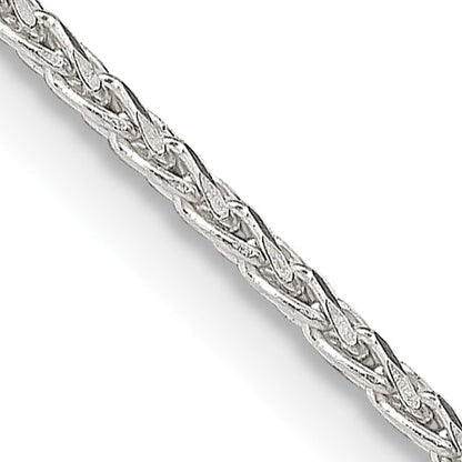 18 Inch Sterling Silver 1.7mm Diamond-Cut Round Spiga Chain W/2In Ext.