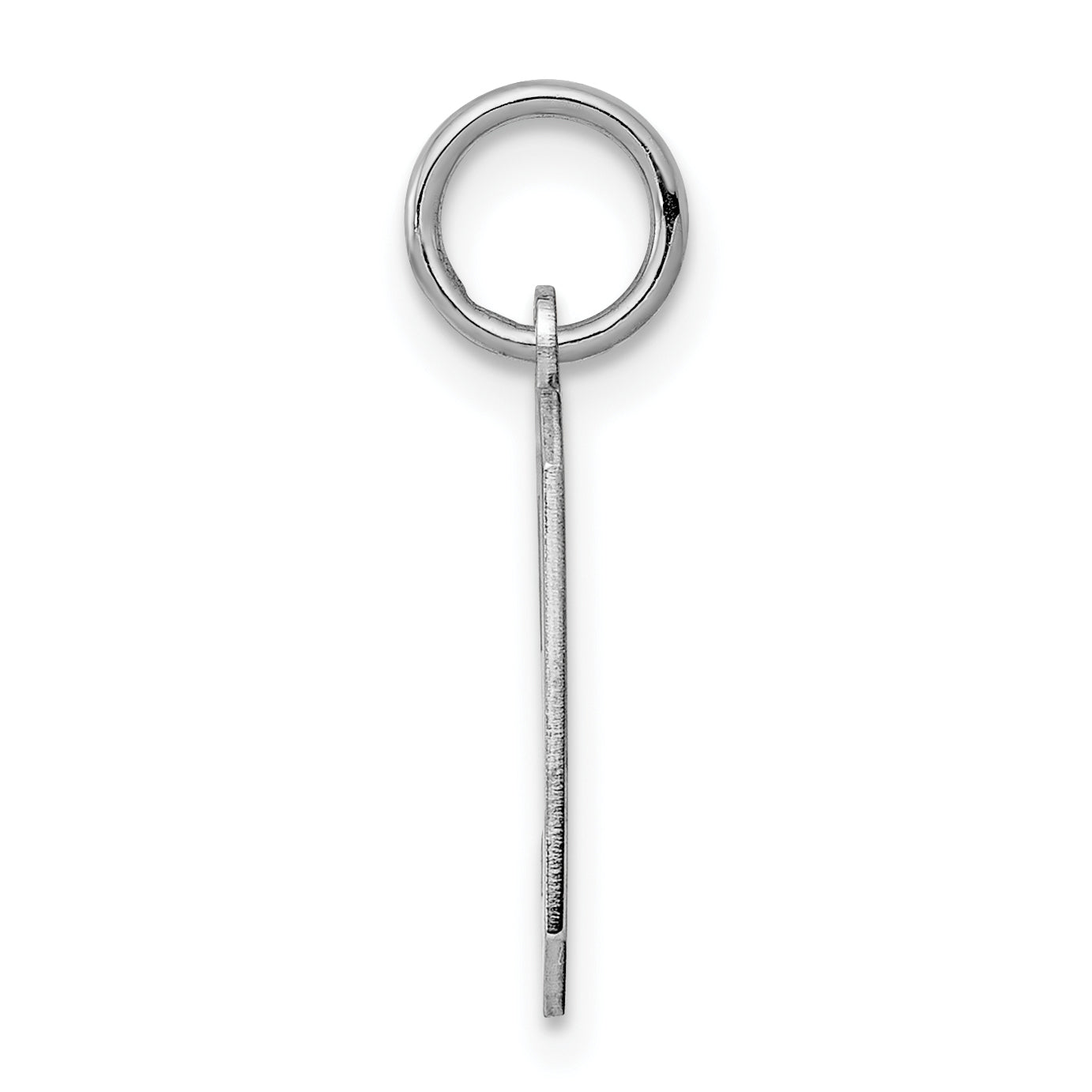 Sterling Silver Silver/Rhodium-Plated Polished Number 9 Charm