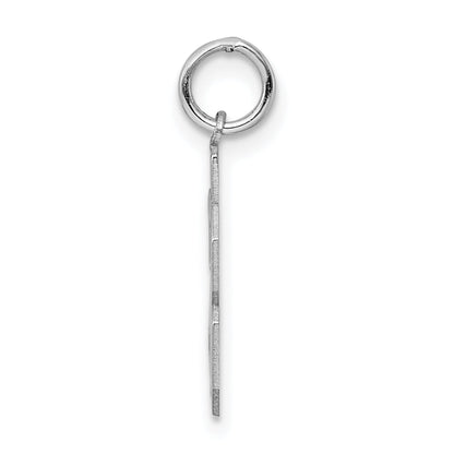 Sterling Silver Silver/Rhodium-Plated Polished Number 58 Charm