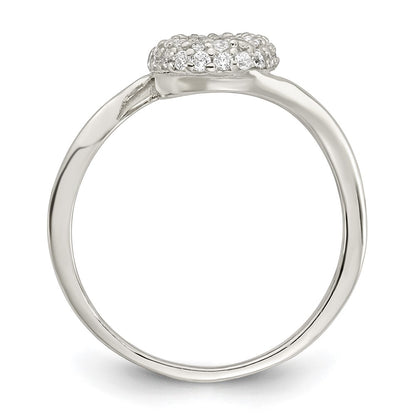 Sterling Silver 16 In W/1.5 Ext. Cz Oval Necklace, Earrings, Ring Set