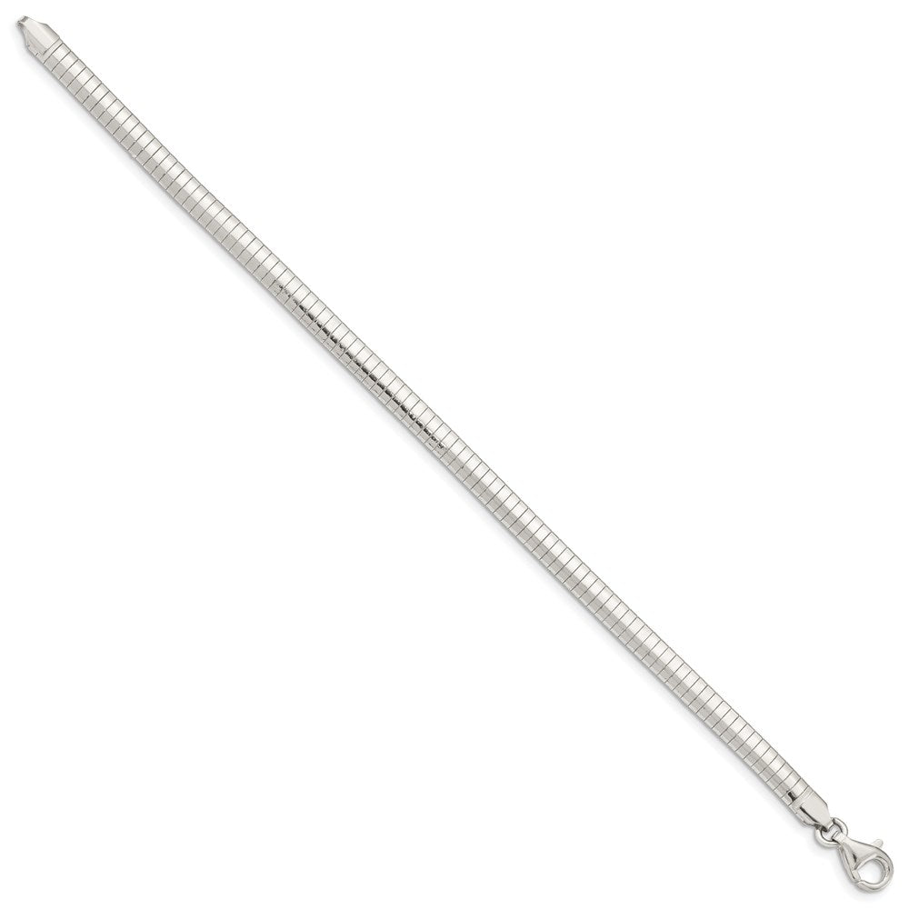 8 Inch Sterling Silver 4mm Cubetto Bracelet