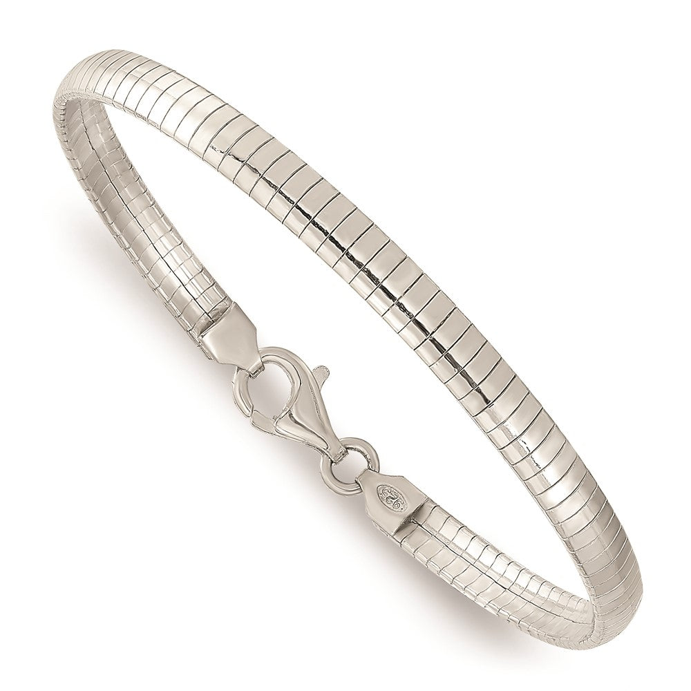 7 Inch Sterling Silver 4mm Cubetto Bracelet