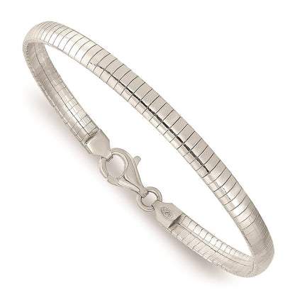 7 Inch Sterling Silver 4mm Cubetto Bracelet