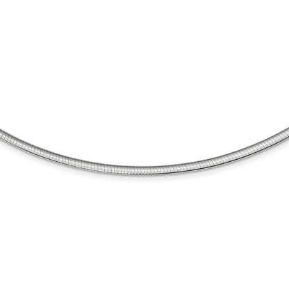 18 Inch Sterling Silver Flash Gold-Plated Reversible 3mm Cubetto Chain Necklace