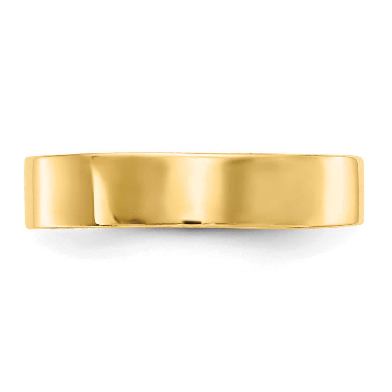 14K Yellow Gold Adjustable Polished Band Toe Ring