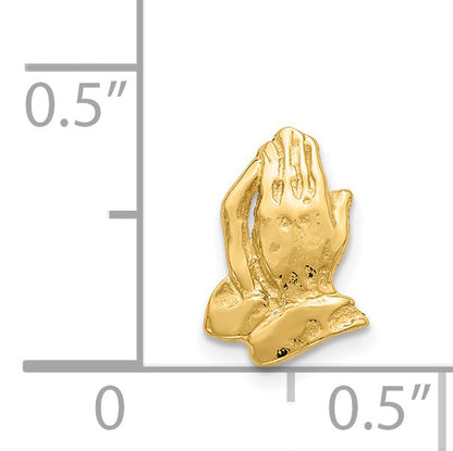 14K Yellow Gold Praying Hands Tie Tac
