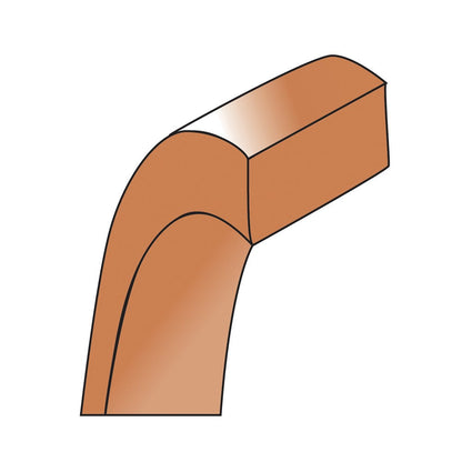 18k Rose Gold 2mm Lightweight Flat Wedding Band Ring