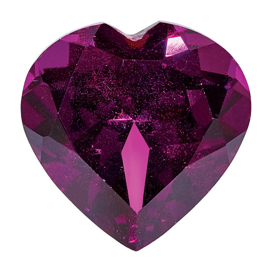 Gemstone Rhodolite Garnet Aa Quality 5mm Heart