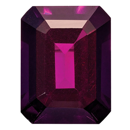Gemstone Rhodolite Garnet Aa Quality 5X3mm Emerald Cut
