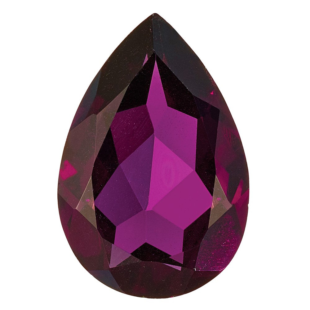Gemstone Rhodolite Garnet Aa Quality 8X5mm Pear