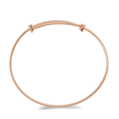 Gold Filled 14/20 Rose 1.65mm Expandable Bangle