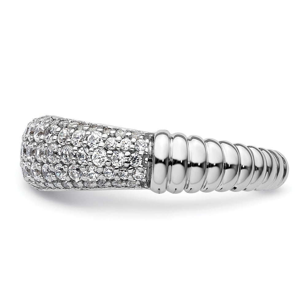 14K White Gold Lab Grown Diamond VS/SI+ G+ Band Ring