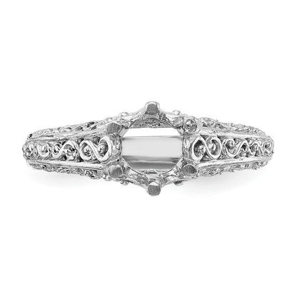 1.00ct. CZ Solid Real 14k White Gold Round Solitaire Engagement Ring