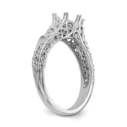 1.00ct. CZ Solid Real 14k White Gold Round Solitaire Engagement Ring