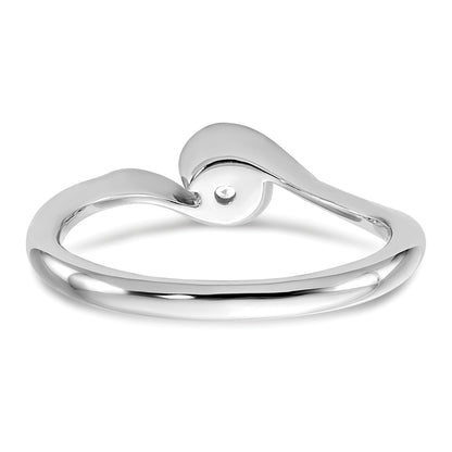 14k White Gold 1/4 Ct. Lab Grown Diamond VS/SI+ G+ Round Solitaire Engagement Ring