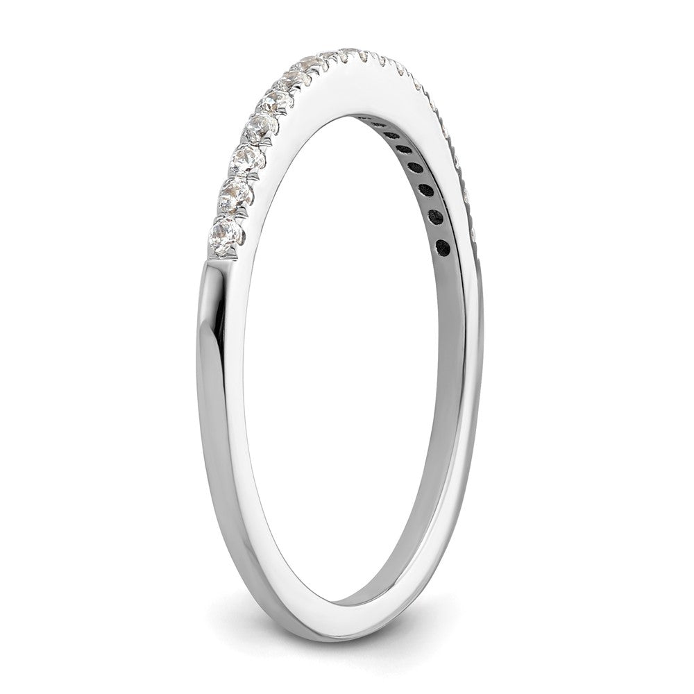 14K White Gold Lab Grown Diamond VS/SI+ G+ Wedding Band Ring