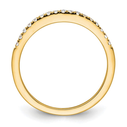 14k Yellow Gold 1/6 Ct. Lab Grown Diamond VS/SI+ G+ Complete Size 9 Wedding Band