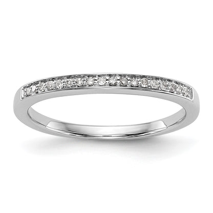 0.16ct. CZ Solid Real 14k White Gold Set of 2 Wedding Wedding Band Ring