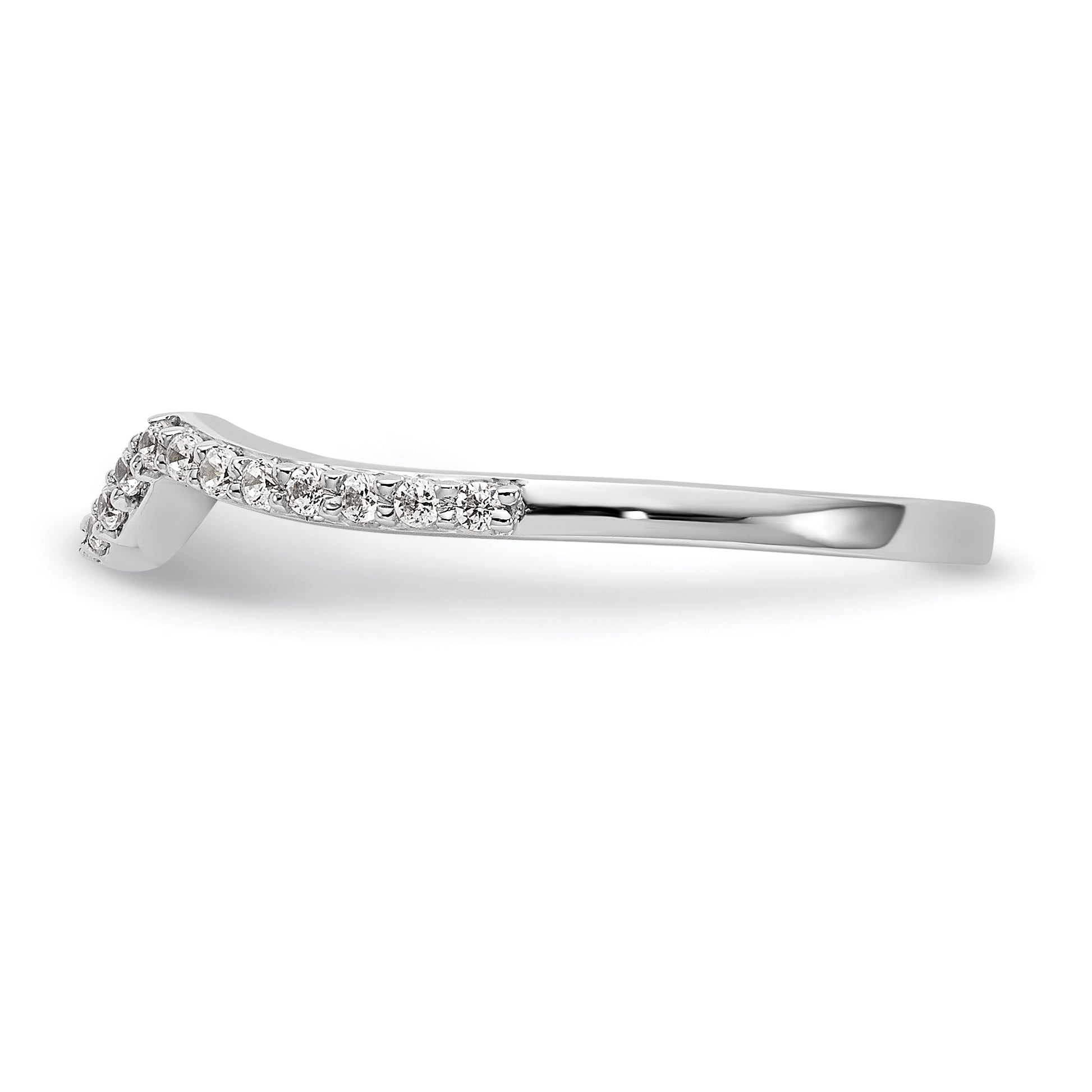 14k White Gold Lab Grown VS/SI+ G+ Diamond Wedding Band Ring