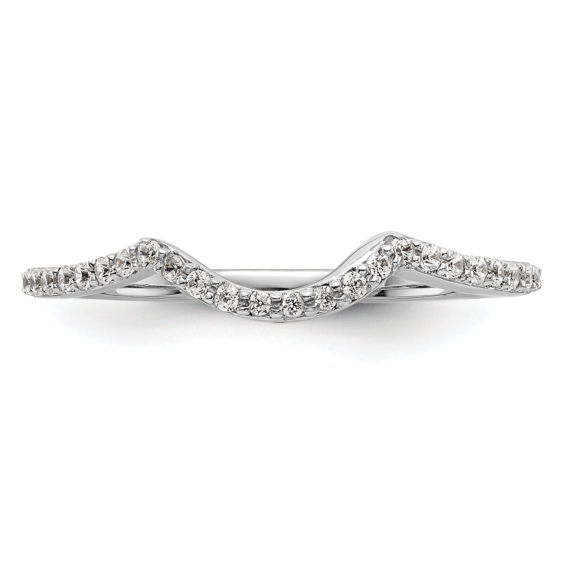 14k White Gold Lab Grown VS/SI+ G+ Diamond Wedding Band Ring