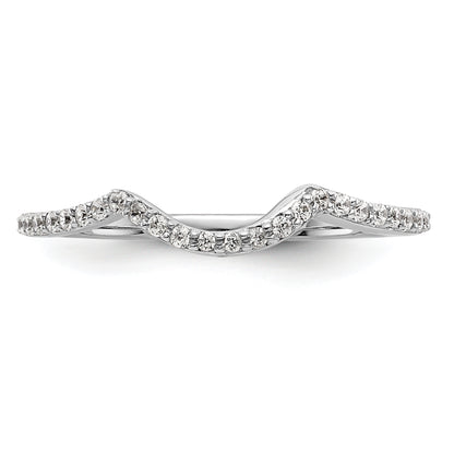 14k White Gold Lab Grown VS/SI+ G+ Diamond Wedding Band Ring
