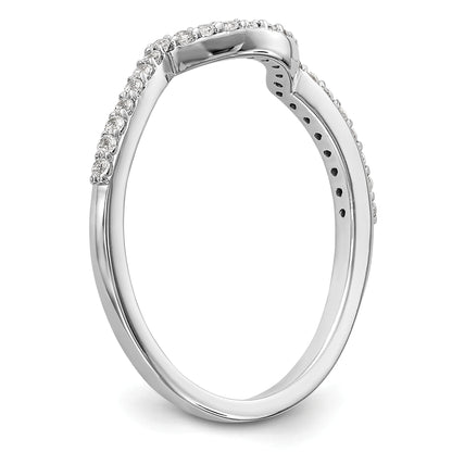 14k White Gold Lab Grown VS/SI+ G+ Diamond Wedding Band Ring
