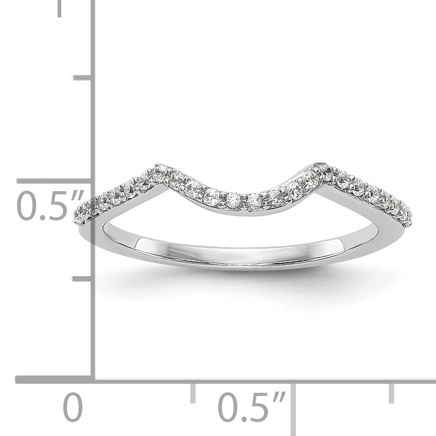 14k White Gold Lab Grown VS/SI+ G+ Diamond Wedding Band Ring