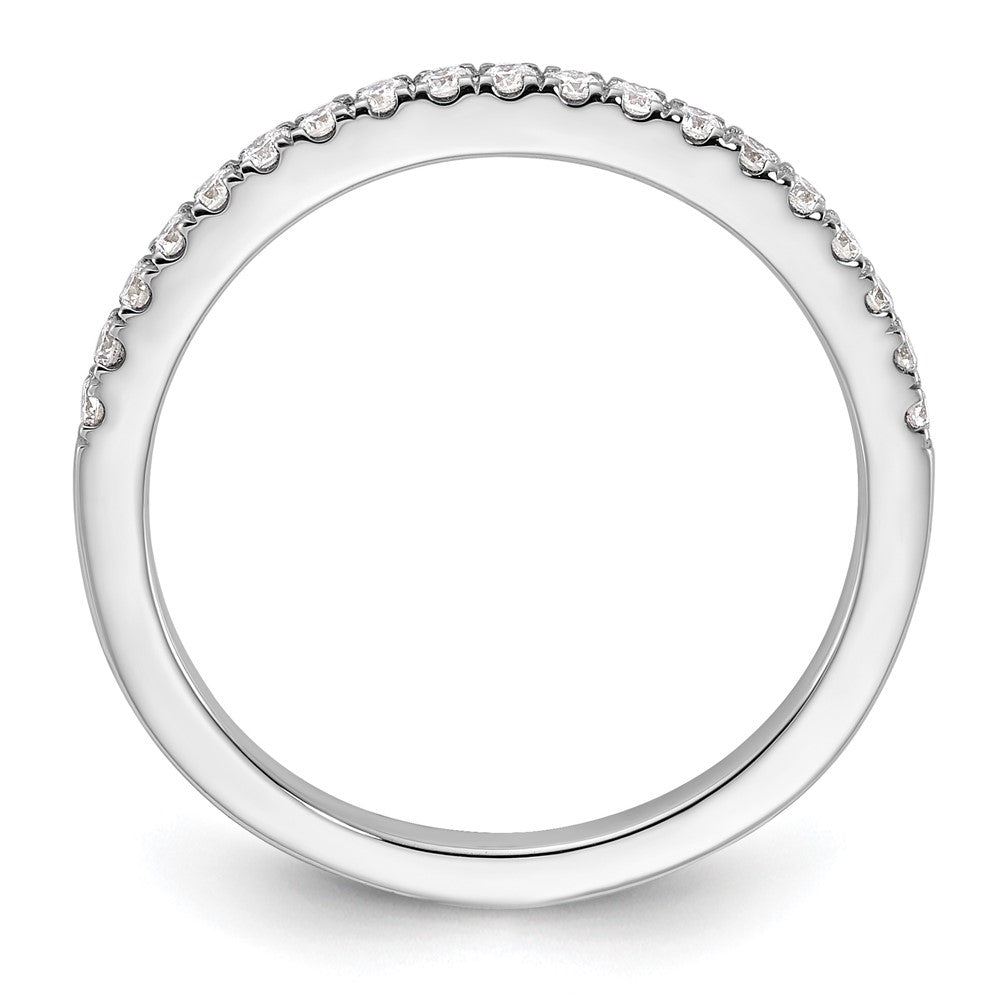 14k White Gold 1/5 Ct. Lab Grown Diamond VS/SI+ G+ Wedding Band Ring