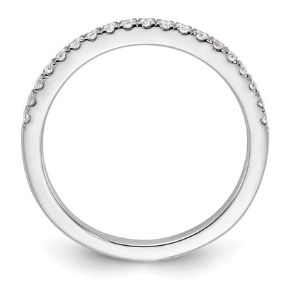 14k White Gold 1/5 Ct. Lab Grown Diamond VS/SI+ G+ Wedding Band Ring