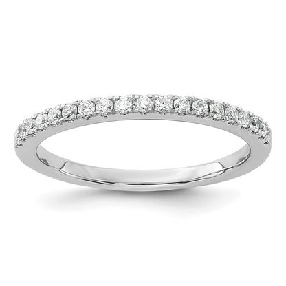 14k White Gold 1/5 Ct. Lab Grown Diamond VS/SI+ G+ Wedding Band Ring