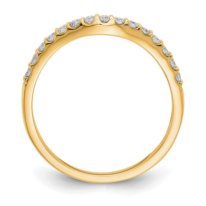 14K Yellow Gold Diamond Wedding Band