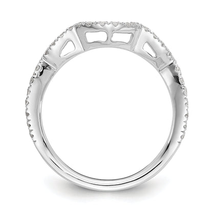 14K White Gold True Origin 1/3 Carat Lab Grown Diamond Vs/Si D E F Wedding Band