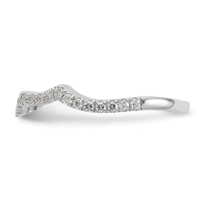 14K White Gold True Origin 1/3 Carat Lab Grown Diamond Vs/Si D E F Wedding Band