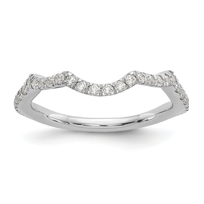 14K White Gold True Origin 1/3 Carat Lab Grown Diamond Vs/Si D E F Wedding Band