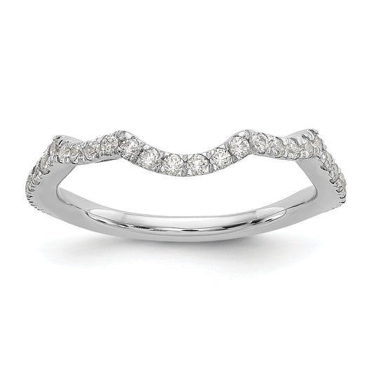 14K White Gold True Origin 1/3 Carat Lab Grown Diamond Vs/Si D E F Wedding Band
