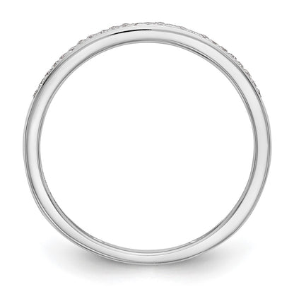 14k White Gold 1/6 Ct. Lab Grown Diamond VS/SI+ G+ Set of Two Wedding Band Rings