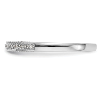 14K White Gold Complete Diamond Cluster Engagement Ring