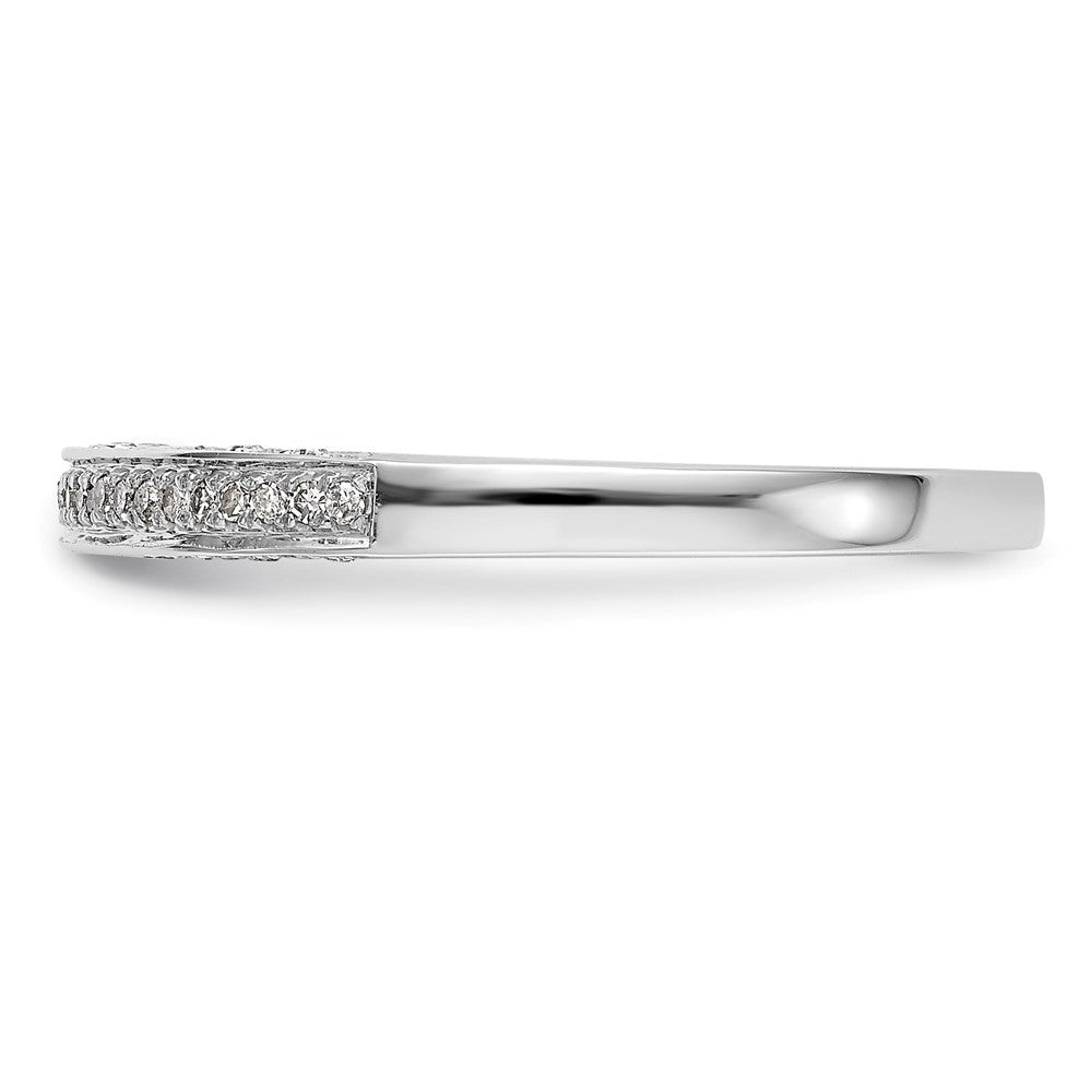 14K White Gold Complete Real Diamond Cluster Engagement Ring