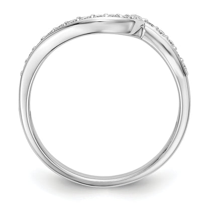 14k White Gold 1/5 Ct. Lab Grown Diamond VS/SI+ G+ Wedding Band Ring
