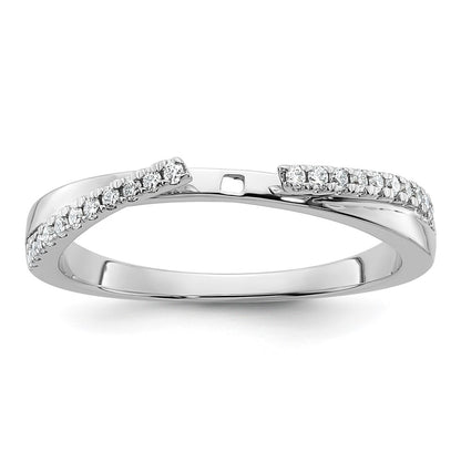 14k White Gold 1/8 Ct. Lab Grown Diamond VS/SI+ G+ Peg Set Engagement Ring