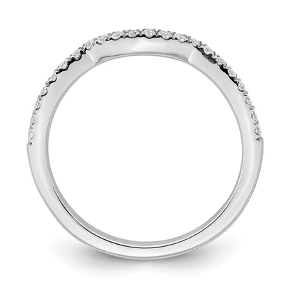 14K White Gold True Origin 1/5 Carat Lab Grown Diamond Vs/Si D E F Wedding Band