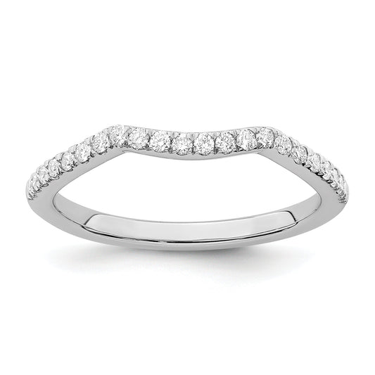 14K White Gold True Origin 1/5 Carat Lab Grown Diamond Vs/Si D E F Wedding Band
