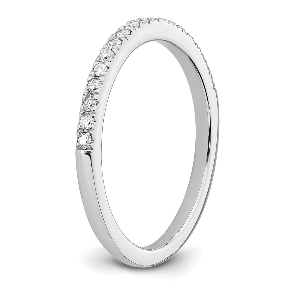 14K White Gold Lab Grown Diamond VS/SI+ G+ Wedding Band Ring