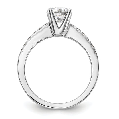 14K White Gold Lab Grown Diamond VS/SI+ G+ Engagement Ring